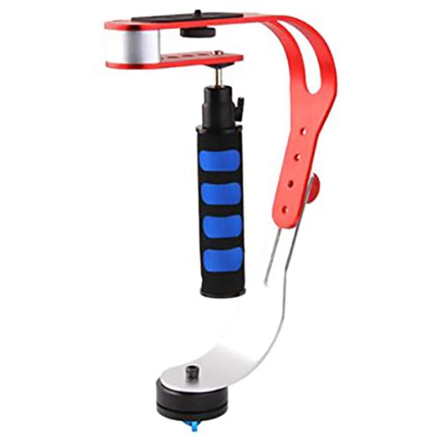 eWINNER Pro Video Camera Handheld Stabilizer Steady cam Compatible with Gopro action camera DV SLR Canon Nikon Lumix Pentax iPhone Digital Camera Camcorde Any DSLR Camera (Blue&Red)