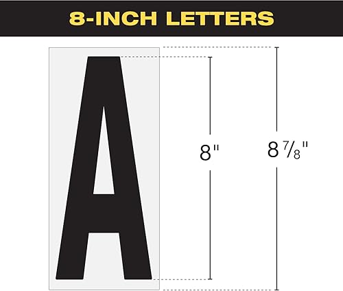 Miniatura 2 de Excello - Juego de cajas de letras con letrero de carpa rojo y negro de 8 pulgadas