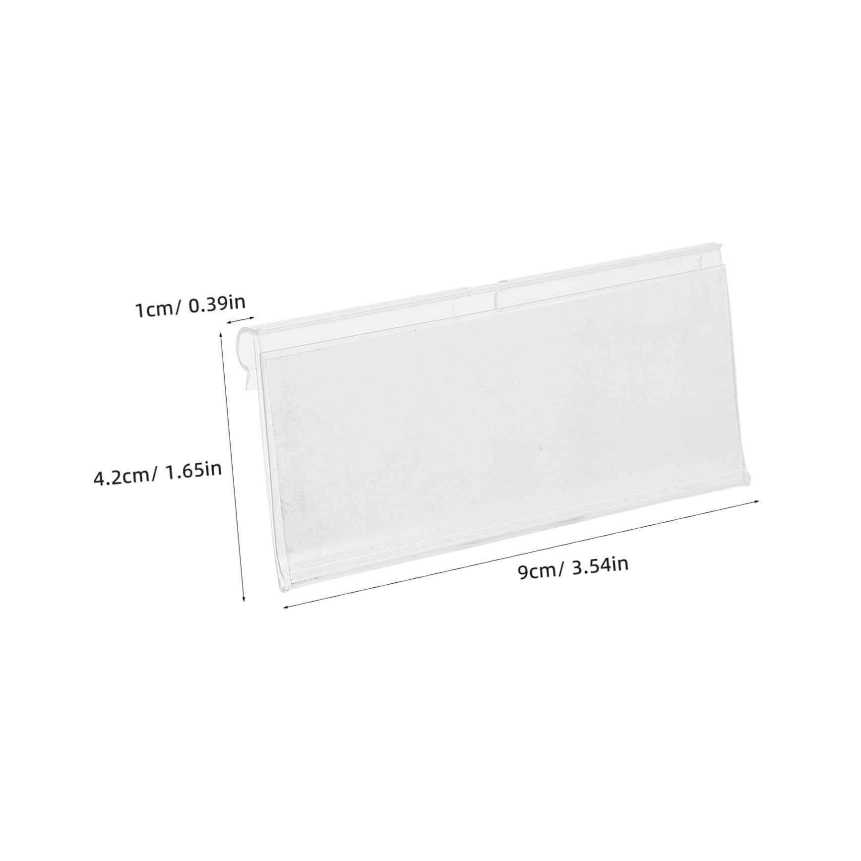100 Ensembles Porte-étiquettes Filaires Plastique avec Inserts Papier Réutilisables pour Affichage Prix Magasin et Boutique