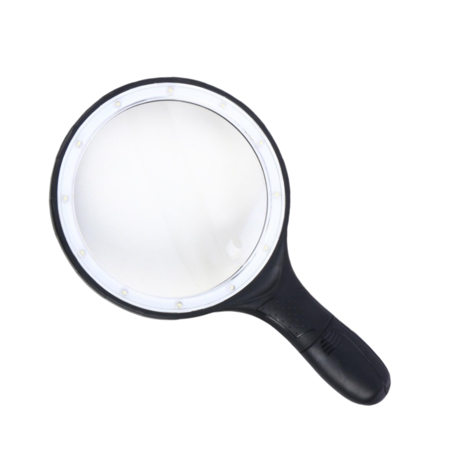 HTTGDGDH 2X Magnifying Glass,Hand-Held With Led Light, Magnifier Elderly Reading Observe Magnifying Glass With Rubber Handle Green For Seniors Student Coin Jewelry Exploring Elder