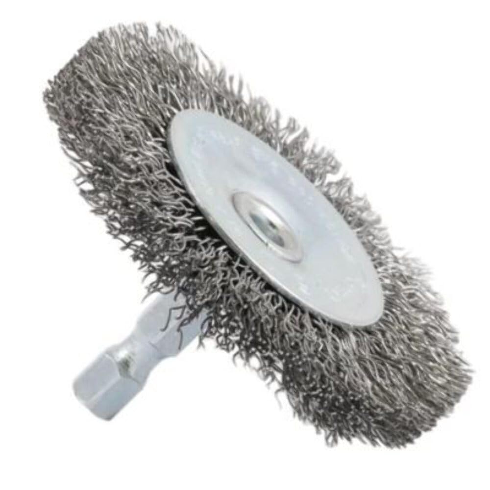 Forney 72733 2-1/2 In Dia Coarse Crimped Wire Wheel Brush At - View #14