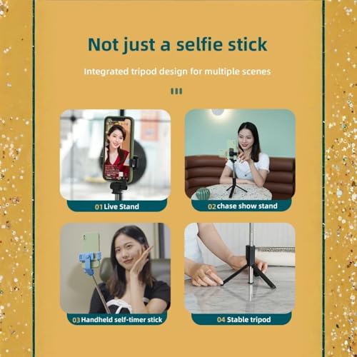 Image of Bluetooth Selfie Stick with Wireless Remote & Tripod Stand | 3-in-1 Extendable Selfie Stick Tripod for iPhone, Samsung, OnePlus, Vivo, Oppo & All Smartphones