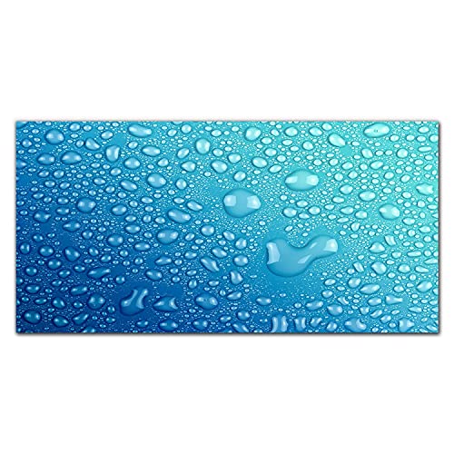 Tableau d'intérieur 120x60cm impression toile gouttes d'eau art moderne