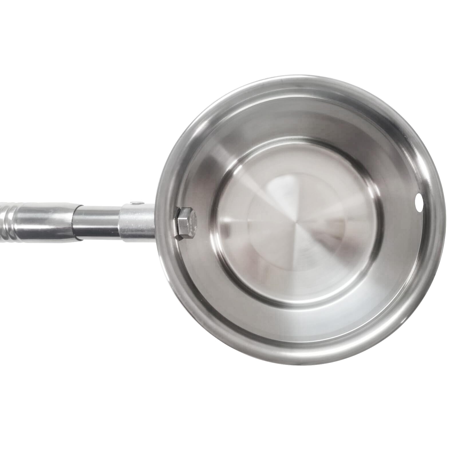 Cucchiaio telescopico per campionatore d'acqua da 1,1 m a 3 m, in acciaio inox, con mestolo da 600 ml, asta per campionamento d'acqua (1,1 m-3 m)