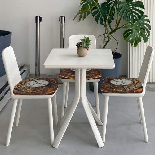 Housses de tabouret en velours doux rouille pour design industriel - 8