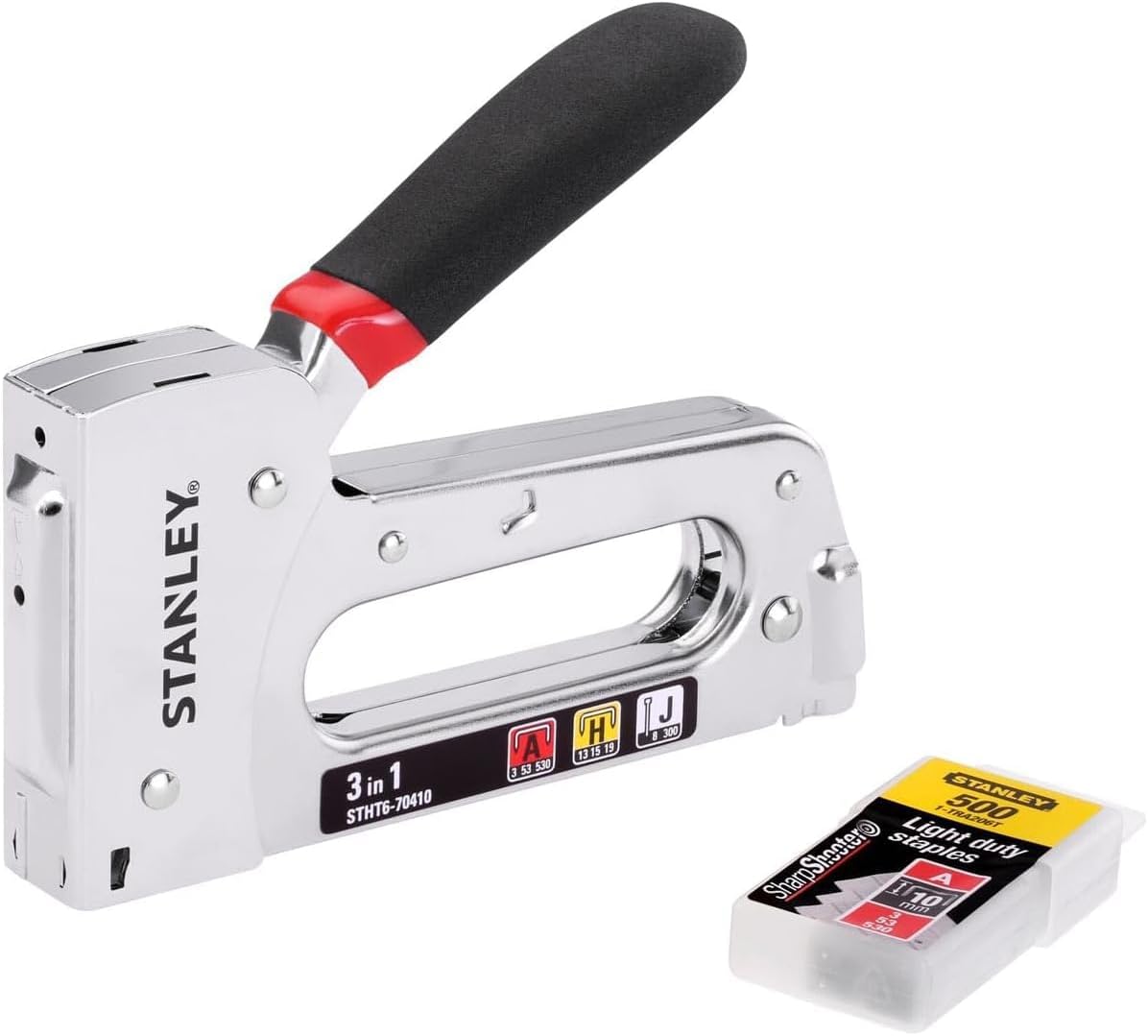 Stanley STHT6-70410 TR120 Hand stapler and nailer, Black