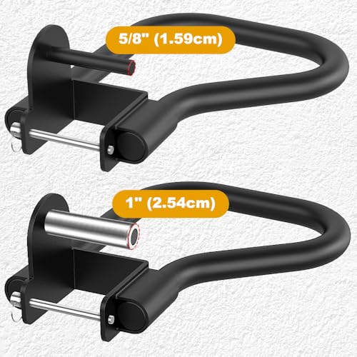 Image of Kipika Power Rack Attachment for 5 /8 inch & 1 inch Holes - Heavy Duty Home Gym Equipment for 2x2 or 3x3 Squat Rack, Adjustable and Easy to Install