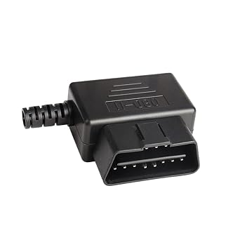 1PCS Automotive Fault Diagnosis Instrument OBD Male Plug snap-fit Square housing Side Outlet
