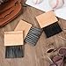 Exircy 3 Pieces Umpire Brush Baseball Home Plate Brush Umpire Gear with Durable Wooden Handle and Soft Bristles for Umpires Equipment Kit, Black 4.33 x 3.15 x 0.39 Inches