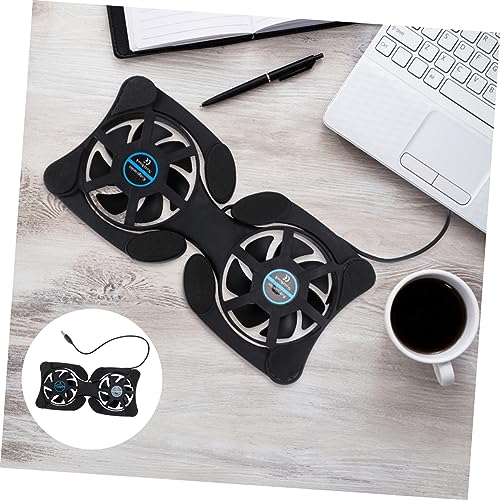 Base enfriadora portátil para laptop con ventiladores miniatura 3
