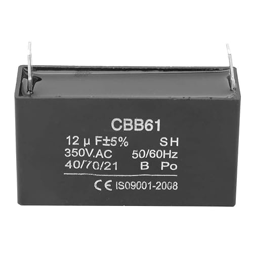 Condensador de arranque del generador CBB61 350VAC 12UF, 450V AC 24uF 50/60Hz para 400/350/300/250VAC UL/RU