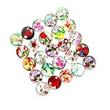 Accessoires de bricolage : adaptés à la conception de bijoux de bricolage, utilisés pour les boucles d'oreilles, les boutons de manchette et autres objets artisanaux, rendant votre décoration hors du commun, autocollant rond.