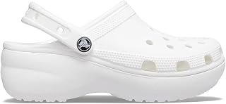 [クロックス]crocs CLASSIC PLATFORM CLOG W WHITE 206750-100 クラシック プラットフォーム クロッグ ウィメンズ ホワイト レディース 厚底 [並行輸入品]