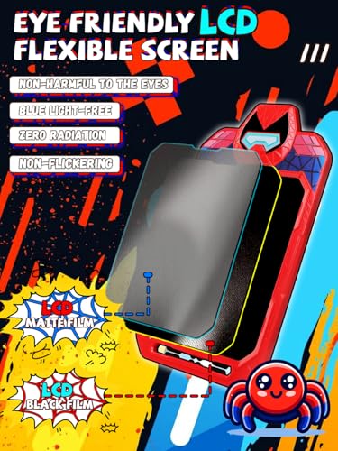 LCD Writing Tablet for Kids 10 Inch Spider Hero for Toddler 3 4 5 6 7 8 - Paint, Doodle Board, Drawing Pad - Travel Toys, Road Trip Car Activities, Birthday Christmas Gift Boys & Man - Image 5