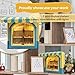 iLAND Air Dry Clay Kits Fun Crafts for Teens DIY Mini Bakery Miniature Food Toy Easy Crafts for Adult Women 1/12 Scale Accessories of Dollhouse Kitchen Creative Family Game Night Birthday Gift Ideas