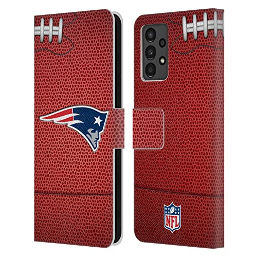 Coque Samsung Galaxy A13 Patriots de la NFL Étui Cuir pour les Jours de Match et le Quotidien