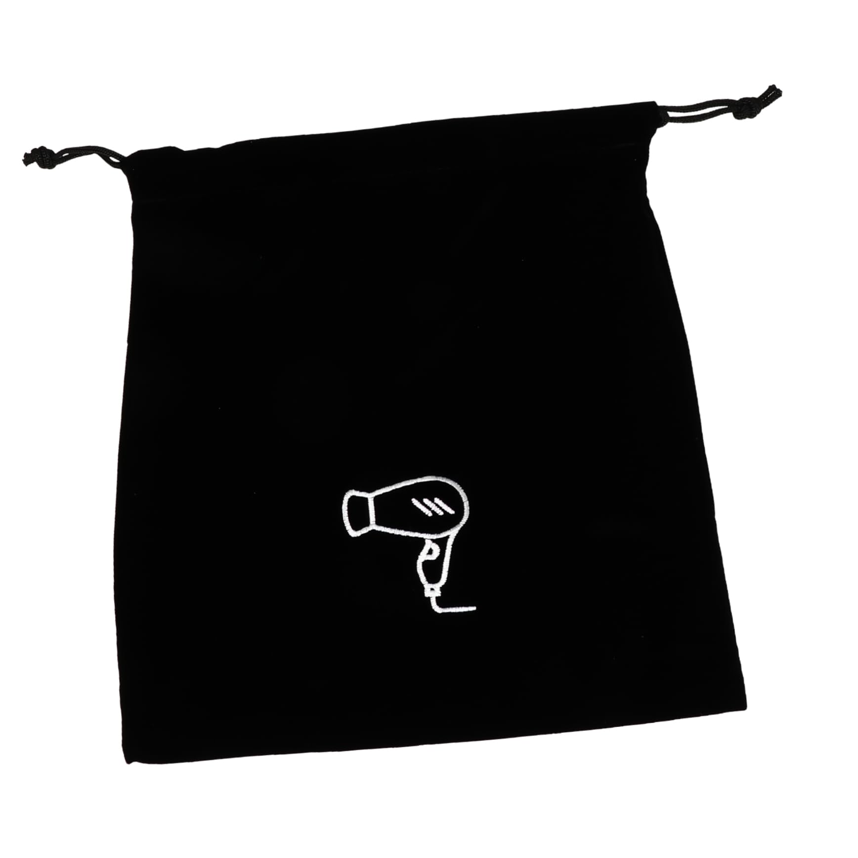 DOITOOL Bolsa De Terciopelo Para Almacenamiento De 10 Piezas Organizador Universal De Forro Polar Para Secador De Pelo Con Cordón Para Artículos De Tocador Pequeña De Franela