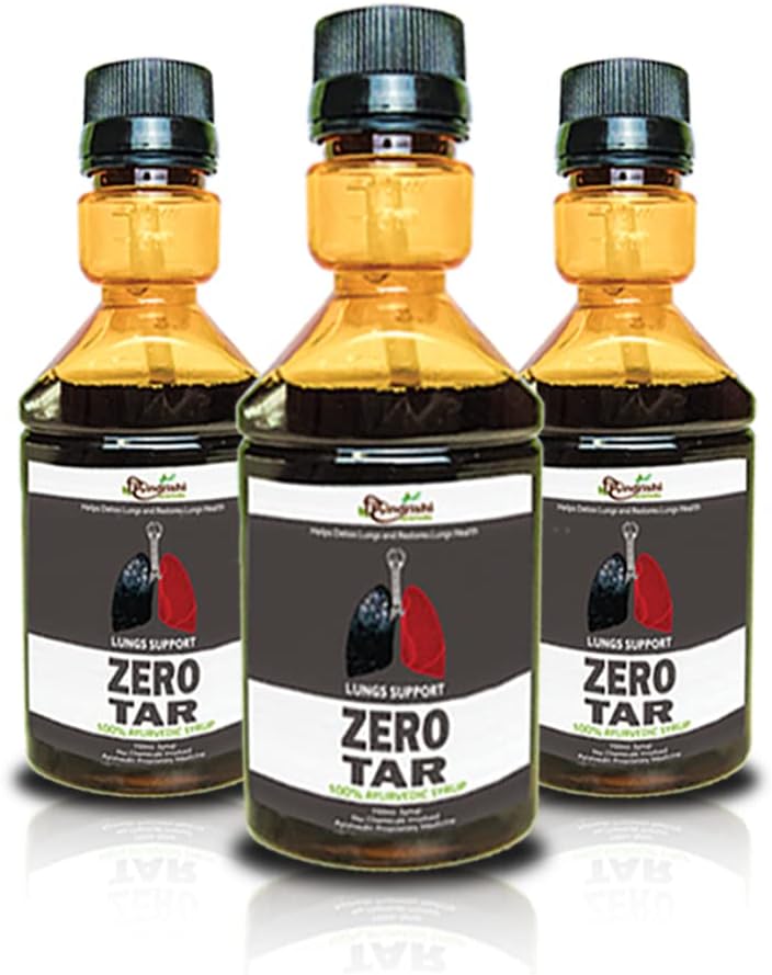 Zero Tar syrup NO Added Sugar (Set of 3) Lungs Detox