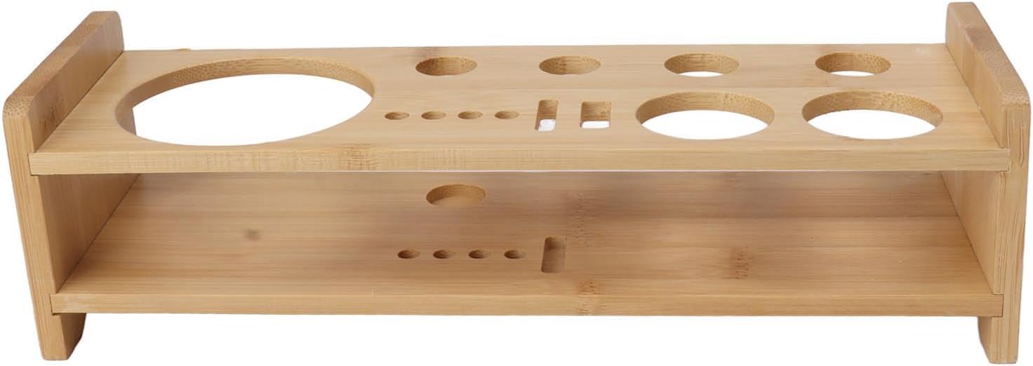 Soporte para Coctelera De Gran Capacidad, Estante De Madera Que Ahorra Espacio para Utensilios De Cocina Y Bar, Organizador Elegante para Artículos Esenciales De Coctelería Doméstica.