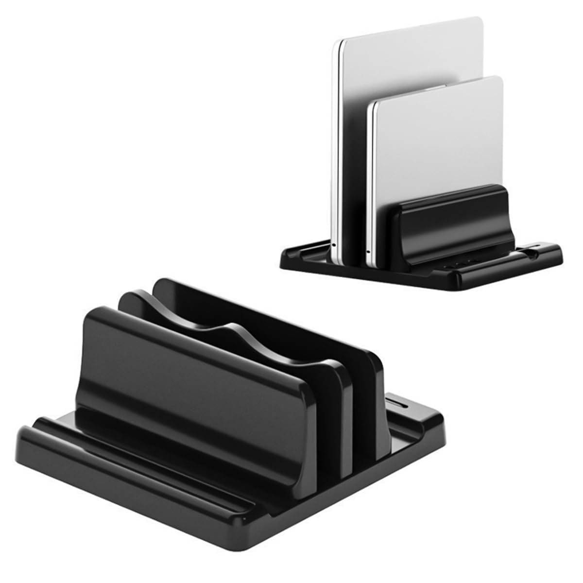 ZORBES® Laptop Stand Desktop Vertical MacBook Stand Holder MacBook Phone Support Desktop Organizer Plastic Rubber Anti-Slip Dual Slot Vertical Laptop Stand for MacBook/Chromebook/Surface (B0CX926WK9) Amazon Price History, Amazon Price Tracker