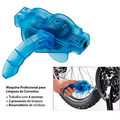 Kit 4 X 1 Limpa Corrente Limpeza Profissional de Bicicleta Bike