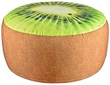 Fabricado en un material impermeable, estas poufs son la diversión para el exterior en el jardín o para el interior como asiento adicional.