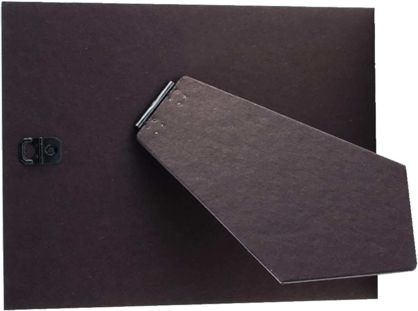 10 Pack of 6x8 Cardboard Easel Backs with 2 Metal Hangers for Tile, Art, or Picture Frames