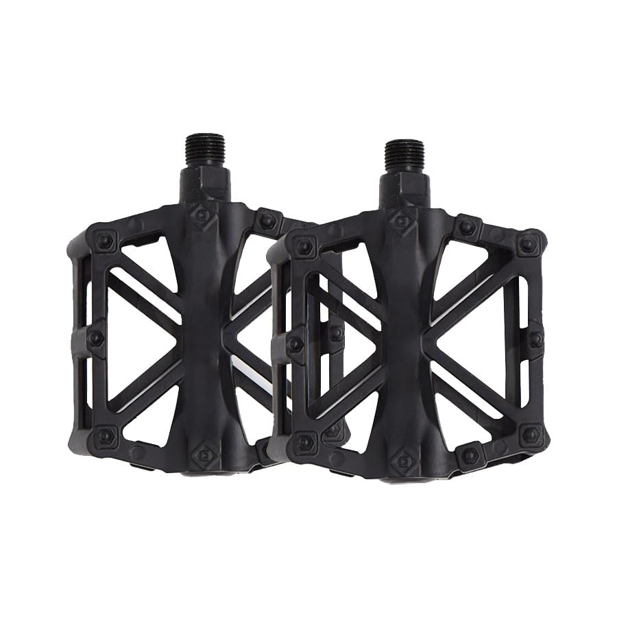 2 Pcs Bike Pedals for Raleigh Redux iE, Durable Non Slip Aluminum Flat Pedals, Wide Platform Pedals with Sealed Bearings, 360° Smooth Rotation Pedals,B