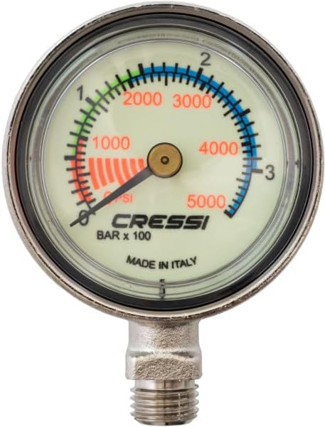 Cressi Pressure Gauge Module Global Fluro