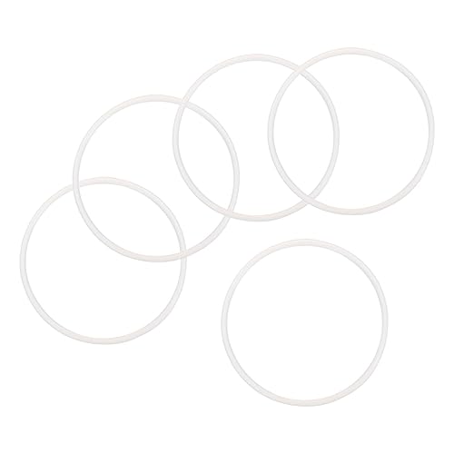 MECCANIXITY Juntas tóricas de silicona, 2.953 in de diámetro exterior y 0.118 in de ancho VMQ juntas de sellado para reparación de tuberías de