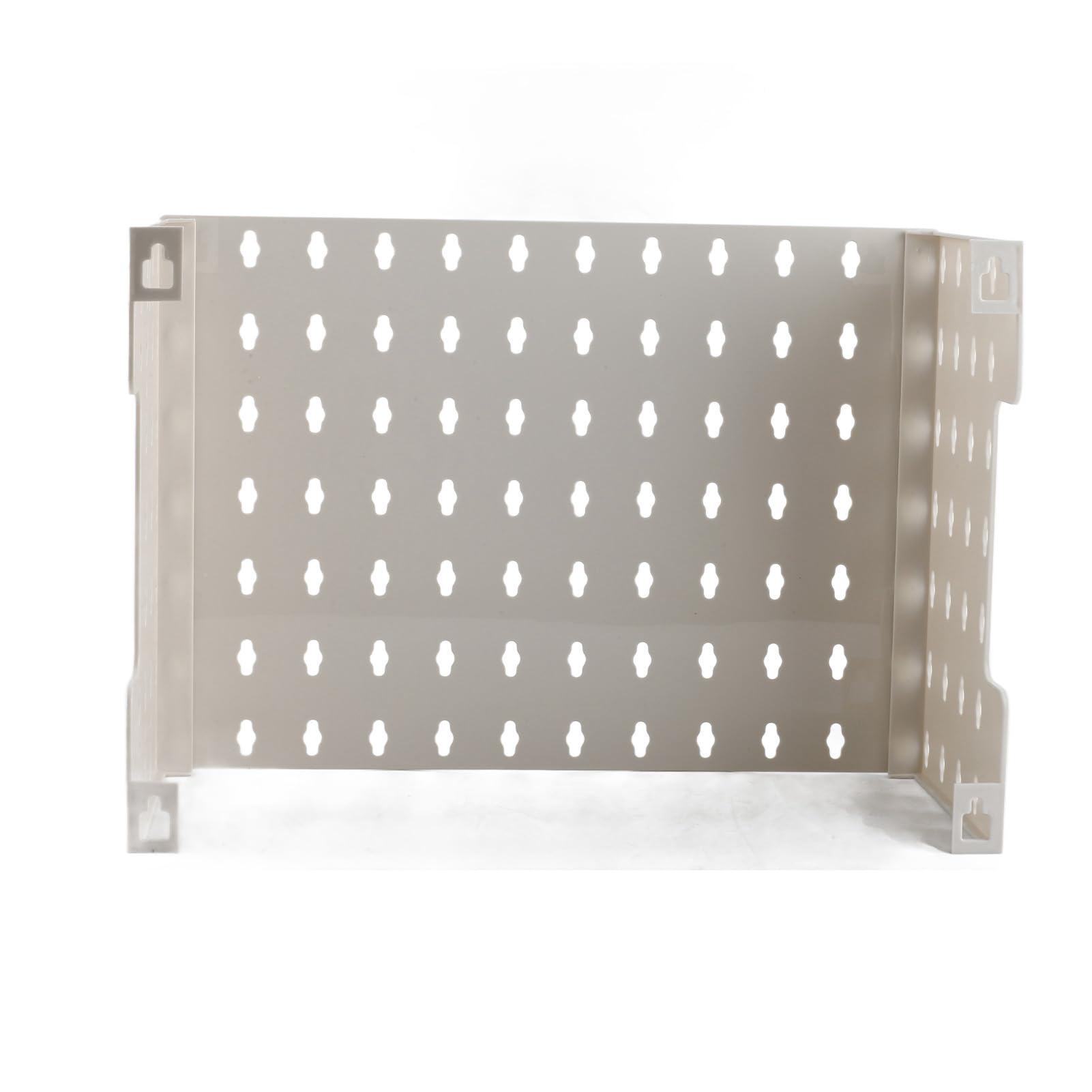 Pssopp Pannello Forato da Parete, Kit per Montaggio a Muro con Custodia per Tubi Caldaia e Cuscinetti Autoadesivi per Organizzazione Bagno e, Grande