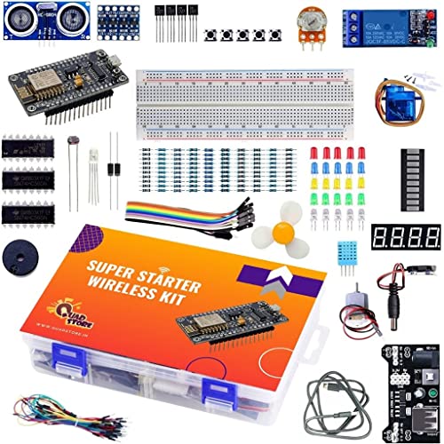Image of Quad Store Wireless IOT Super Starter Programming and Development kit for NodeMCU ESP8266 Compatible with arduino IDE