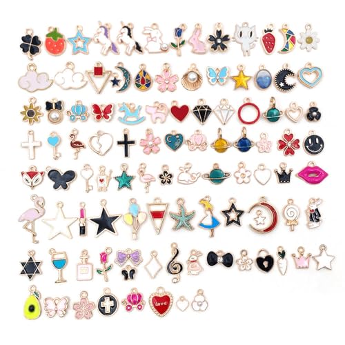 Vend Trendy Charms For Jewellery Making Assorted Mixed Earring Charms For DIY Necklace Bracelet Earring Jewelry Making And Crafting Pack