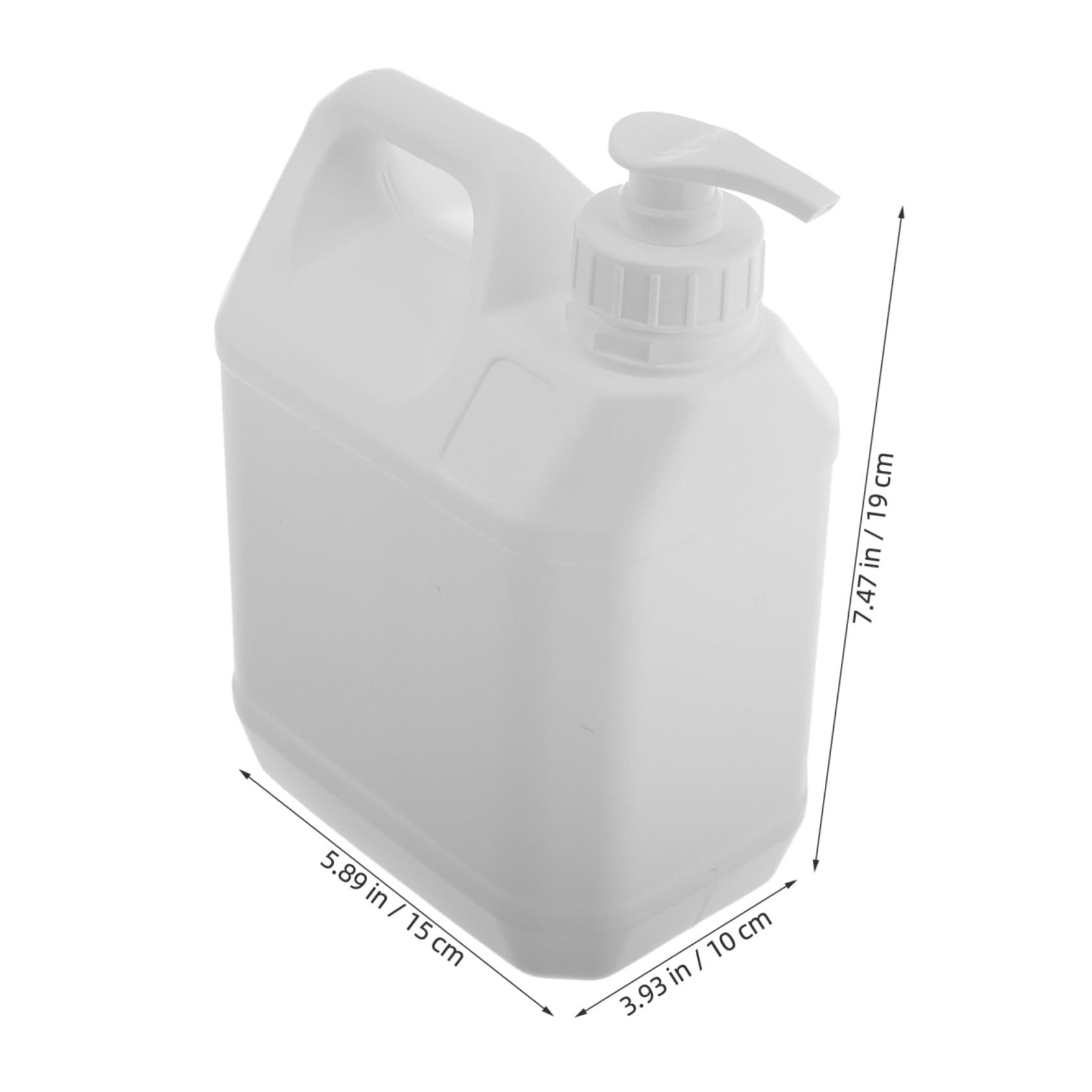 Amazon｜GANAZONO プラスチック製液体保存容器 ポンプ式蓋付き 大容量