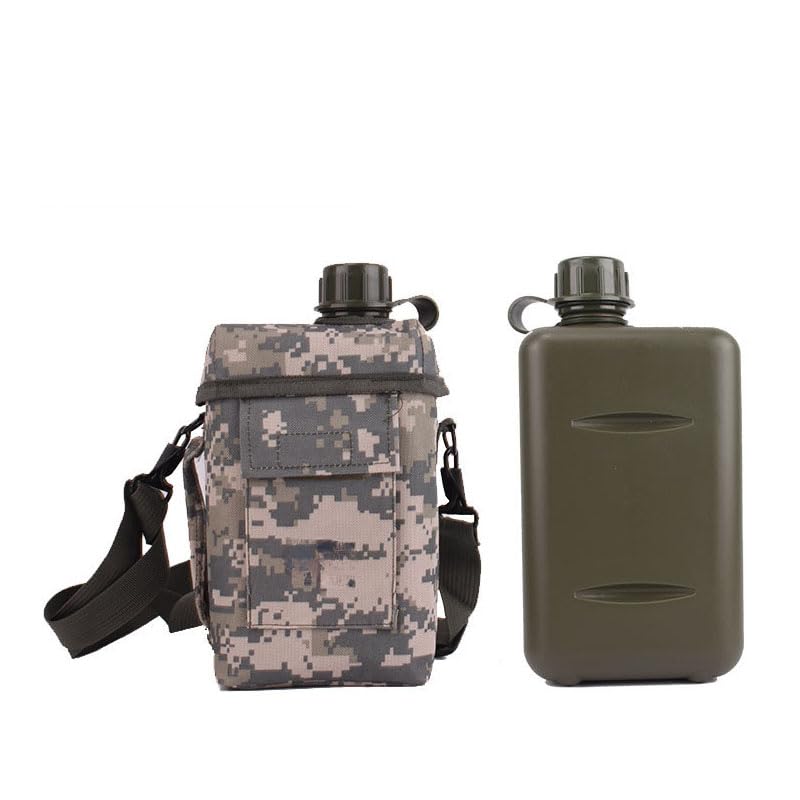 UCMC 軍物 ウォーターボトル ミリタリー Amazon|Yicdfur 登山用水筒 ミリタリーウォーターボトル 2L