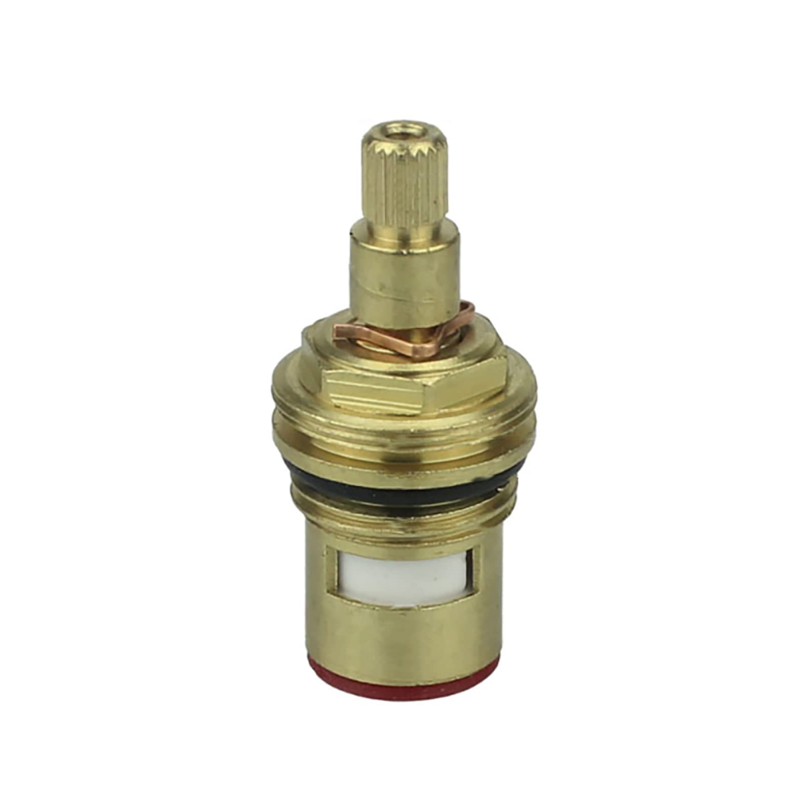 Replacement Faucet Valve, Brass Ceramic Disc Cartridges Insert Quarter Turn 1/2" Tap Valves