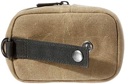 Amazon Basics Vintage Camera Case for Compact Cameras  Vintage Wax Canvas  Brown