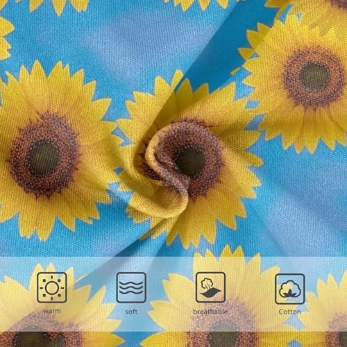 Bright Yellow Sunflowers Blue Toddler Girls Underwear 2t Cotton Cute Panties Girl Animals Underpants Briefs3