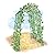 Gardener’s Supply Company Extra Tall Garden Arch Arbor | 80 Inch Tall Titan Squash Tunnel | Lightweight Metal, Trellis Plant Stand for Climbing Vines | Outdoor Lawn Tower & Support Structure