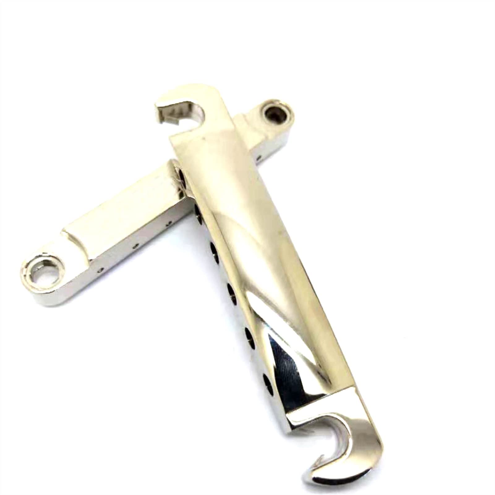 Accesorio repuesto puente Guitarra Eléctrica Tune-O- matic Puente Y Cordal Con Pernos Set Fit LP Guitar Reemplazo De Níquel