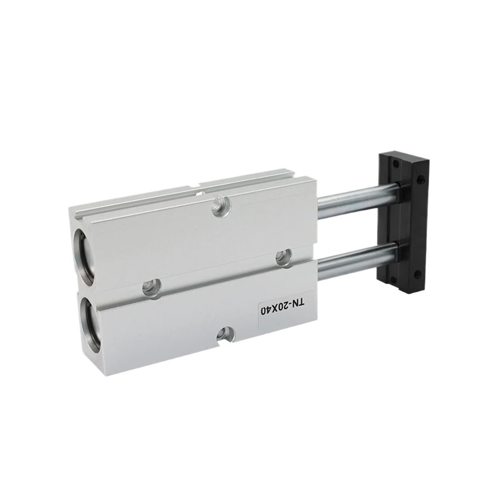 Podwójny pręt typ TN cylinder pneumatyczny otwór powietrza 10 mm 16 mm 20 mm 25 mm 32 mały skok ze stopu aluminium 30 35 40 45 50 60 70 75 mm | Cylinder pneumatyczny (skok 80 mm, TN16 (otwór 16))