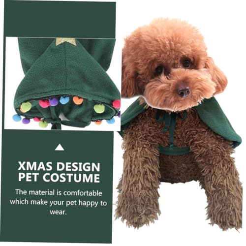 Disfraz para perro Garneck talla M color verde miniatura 7
