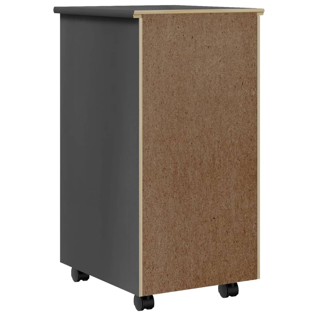 Aktenschrank für Büro Industrie Büro Bücherregal Büro Möbel 34 x 39 x 65,5 cm Niedriger Schrank Grau