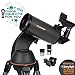 Celestron NexStar 90SLT-Mak Portable Computerised Maksutov-Cassegrain Telescope with Quick-Release Fork-arm Mount, Accessory Tray and 'Starry Night' Special Edition Software, Grey