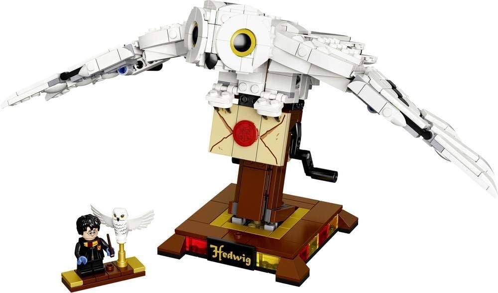 Harry Potter Hedwig 75979 Cool, Collectible, Mechanical Toy, Hedwig the Owl Delivering a Letter from Hogwarts; Great Christmas or Birthday Gift for Kids Who Love Harry Potter Toys (630 Pieces)