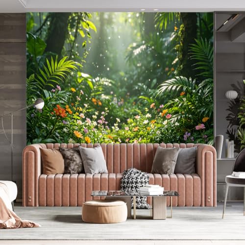 Solución Paredes Sosas Papel Pintado Selva Tropical 4