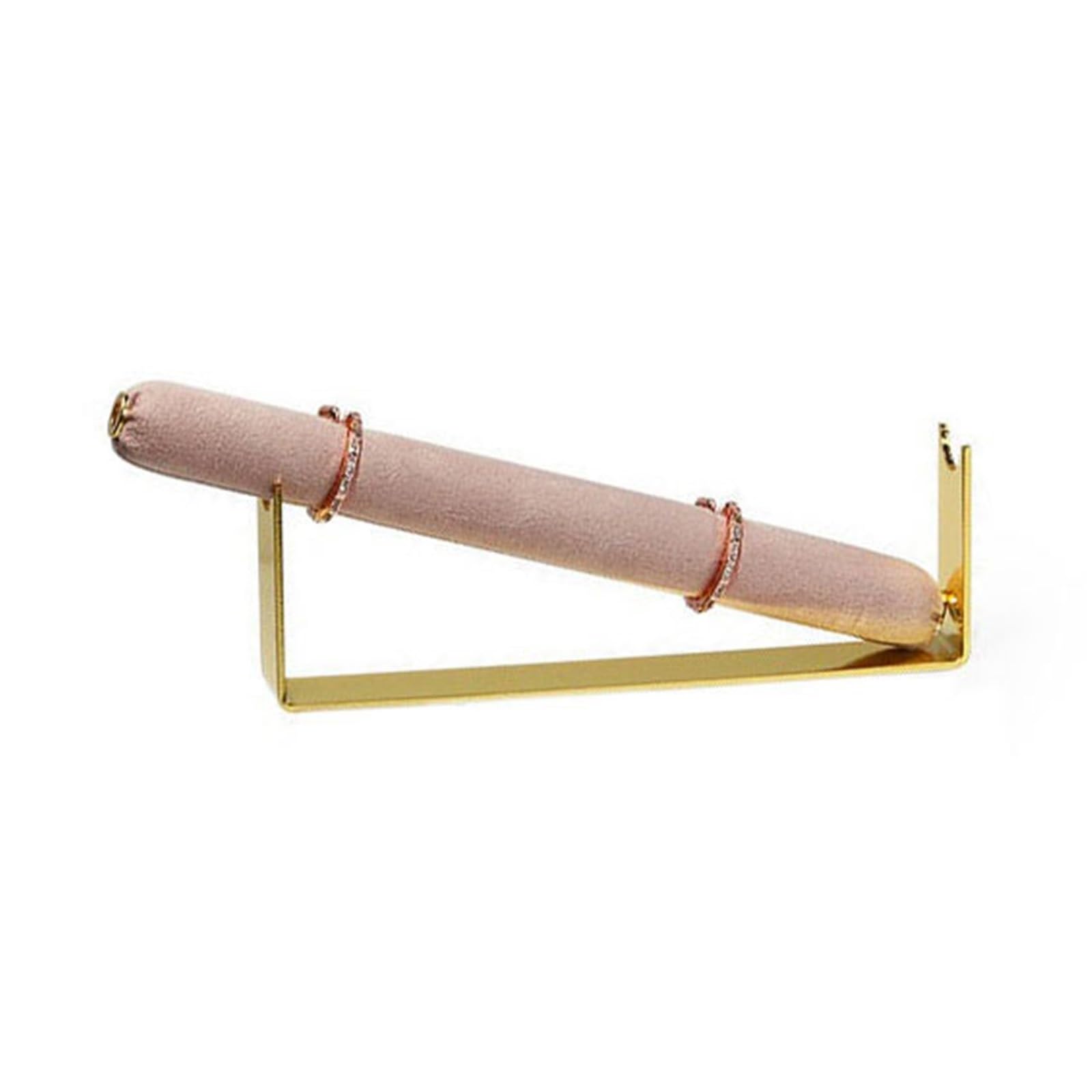 Stojak na biżuterię Ring Display Holder Velvet Metal Organizer Stand