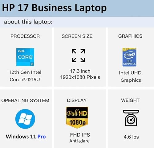 Hp 2024 Essential 17.3"" Fhd Business Laptop Computer thumb #2