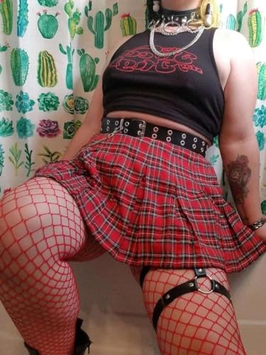 Gothic Belt Double Grommet Buckle Leather Belt for Mens Women Jeans Fashion Belt Punk Rock y2k with Chain4