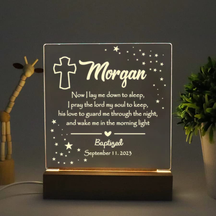 Lámpara de noche personalizada para niños con nombre